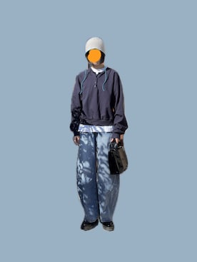 「アイテム（スウェット）」を使った、일さん（レディース・157cm）の秋コーディネート