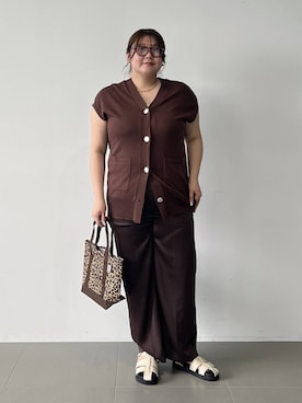「Drifter（ドリフター）のアイテム」を使った、まつさん（レディース・162cm）の春コーディネート