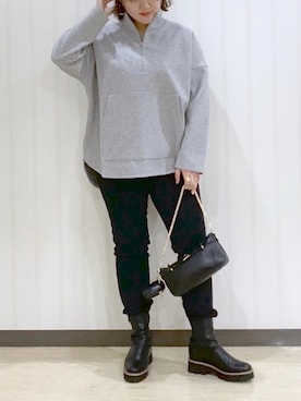 まつさん（レディース・162cm）の冬コーディネート