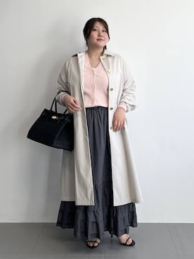 まつさん（レディース・162cm）の冬コーディネート