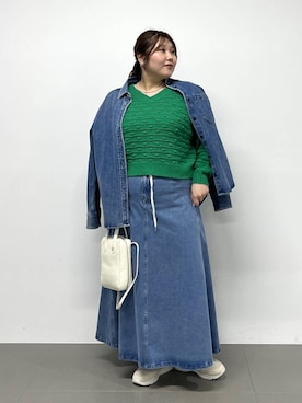 まつさん（レディース・162cm）の冬コーディネート
