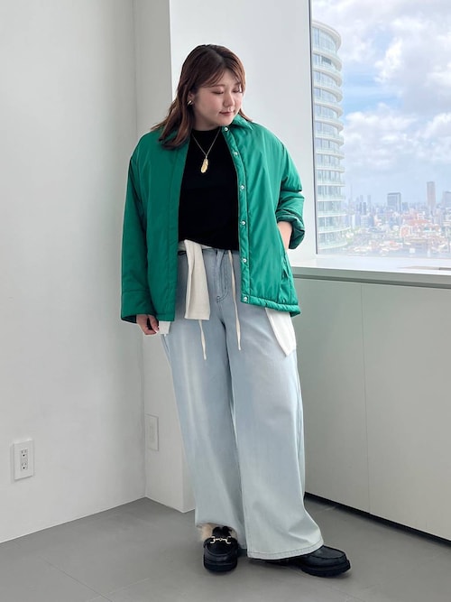 美品♡ バンヤードストーム　撥水ミドル中綿ブルゾン　軽量　アウター　コート BARNYARDSTORM（バンヤードストーム）の「BARNYARDSTORM / ミドル中綿