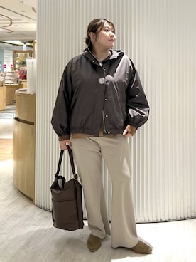「Beau're（ヴュレ）のアイテム」を使った、まつさん（レディース・162cm）の秋コーディネート