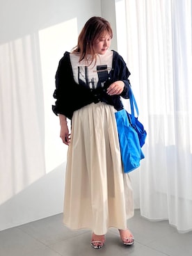 「アイテム（トートバッグ）」を使った、まつさん（レディース・162cm・20代）の夏コーディネート