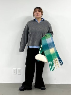 「BARNYARDSTORM」｜まつさん（レディース・162cm）の秋コーディネート