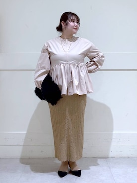 まつさん（レディース・162cm）の冬コーディネート