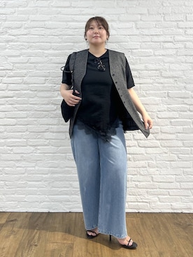 まつさん（レディース・162cm）の夏コーディネート