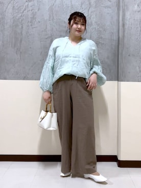 まつさん（レディース・162cm）の春コーディネート