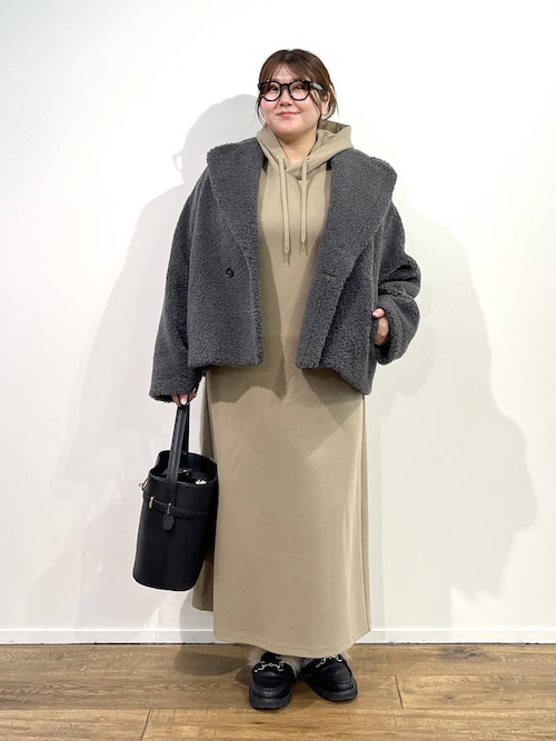 BARNYARDSTORM / ライトダンボールフーディーワンピース / マシン