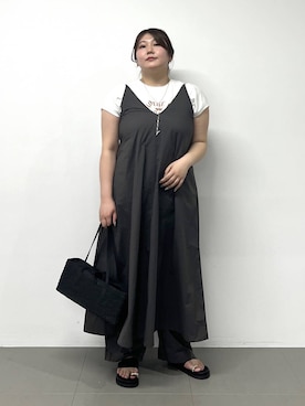 「BARNYARDSTORM（バンヤードストーム）のアイテム」を使った、まつさん（レディース・162cm）の春コーディネート