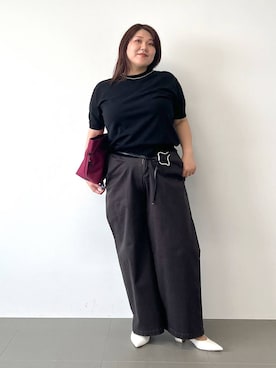 「アイテム（チノパンツ）」を使った、まつさん（レディース・162cm・20代）の夏コーディネート