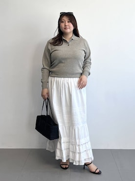 まつさん(レディース・162cm)の冬コーディネート