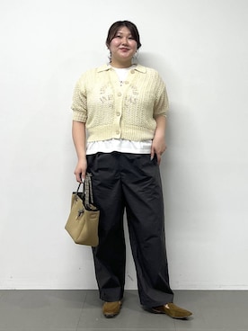 「BARNYARDSTORM（バンヤードストーム）のアイテム」を使った、まつさん（レディース・162cm）の春コーディネート