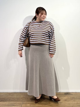 まつさん（レディース・162cm）の冬コーディネート