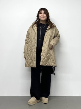 「アイテム（セットアップ）」を使った、まつさん（レディース・162cm）の冬コーディネート