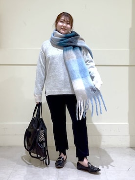 まつさん（レディース・162cm）の冬コーディネート