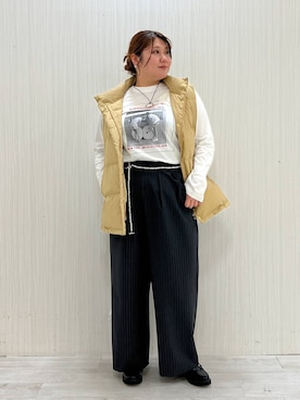 「アイテム（その他小物）」を使った、まつさん（レディース・162cm）の秋コーディネート