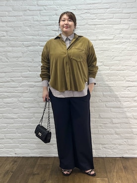 「MILOS（ミロス）のアイテム」を使った、まつさん（レディース・162cm）の秋コーディネート