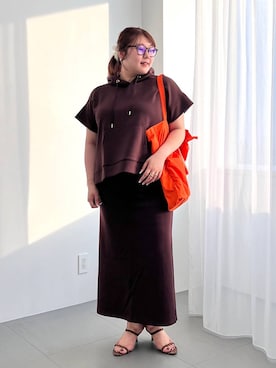 「アイテム（トートバッグ）」を使った、まつさん（レディース・162cm・20代）の夏コーディネート