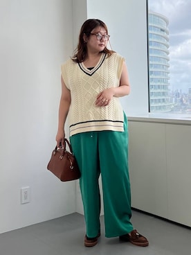 まつさん（レディース・162cm）の秋コーディネート