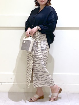 まつさん（レディース・162cm）の夏コーディネート