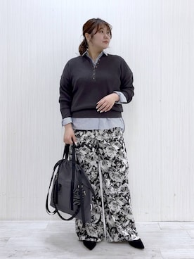 まつさん（レディース・162cm）の冬コーディネート