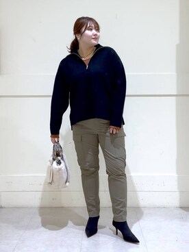 まつさん(レディース・162cm)の冬コーディネート