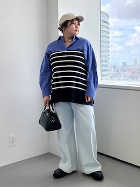 「アイテム（チョーカー）」を使った、まつさん（レディース・162cm・30代）の秋コーディネート
