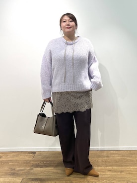 まつさん（レディース・162cm）の秋コーディネート