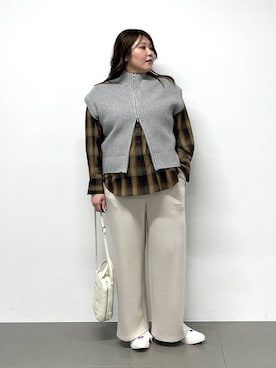 「Beau're（ヴュレ）のアイテム」を使った、まつさん（レディース・162cm）の冬コーディネート