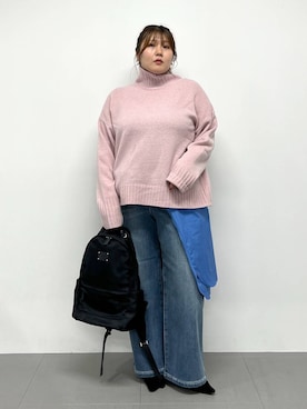 「BARNYARDSTORM（バンヤードストーム）のアイテム」を使った、まつさん（レディース・162cm）の秋コーディネート