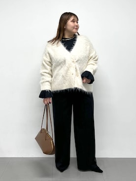 「アイテム（チョーカー）」を使った、まつさん（レディース・162cm・30代）の秋コーディネート