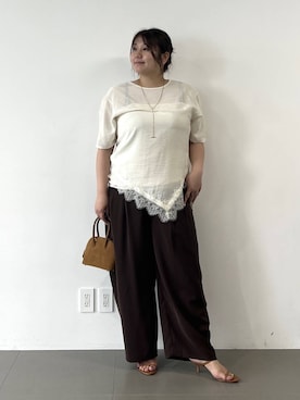まつさん（レディース・162cm）の夏コーディネート