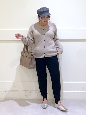 まつさん（レディース・162cm）の冬コーディネート