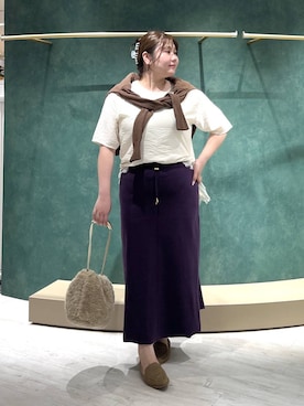 まつさん（レディース・162cm）の夏コーディネート