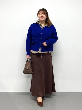 「アイテム（チョーカー）」を使った、まつさん（レディース・162cm・30代）の秋コーディネート