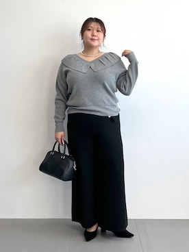 「アイテム（パンプス）」を使った、まつさん（レディース・162cm・20代）の秋コーディネート