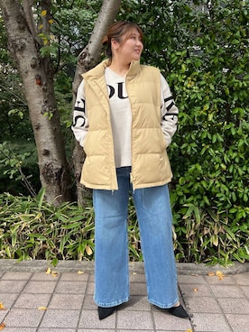 「アイテム（ジャケット/アウター）」を使った、まつさん（レディース・162cm・30代）の秋コーディネート