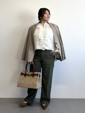 「BARNYARDSTORM（バンヤードストーム）のアイテム」を使った、まつさん（レディース・162cm）の冬コーディネート