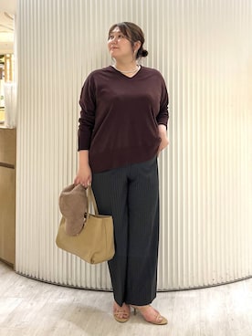「Beau're（ヴュレ）のアイテム」を使った、まつさん（レディース・162cm）の秋コーディネート
