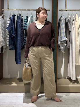 「Beau're（ヴュレ）のアイテム」を使った、まつさん（レディース・162cm）の夏コーディネート