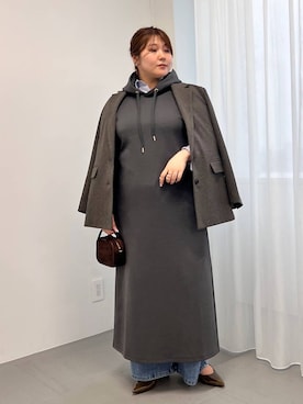 「アイテム（テーラードジャケット）」を使った、まつさん（レディース・162cm・20代）の夏コーディネート