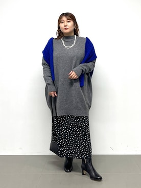 「アイテム（その他小物）」を使った、まつさん（レディース・162cm）の秋コーディネート