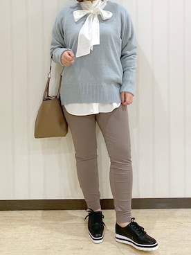 まつさん（レディース・162cm）の秋コーディネート