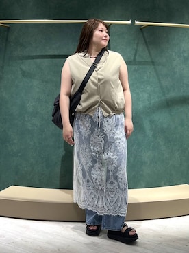 まつさん(レディース・162cm)の夏コーディネート