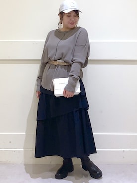 まつさん（レディース・162cm）の秋コーディネート