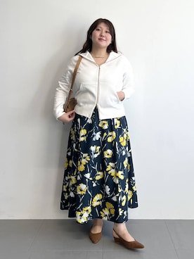 まつさん（レディース・162cm）の冬コーディネート