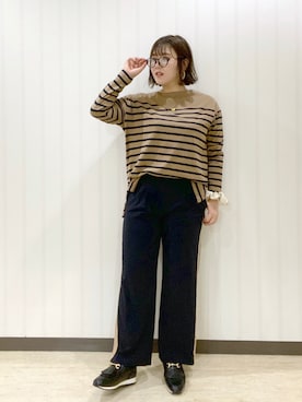 「シュシュ」｜まつさん（レディース・162cm・20代）の秋コーディネート