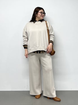 「アイテム（サングラス）」を使った、まつさん（レディース・162cm）の冬コーディネート