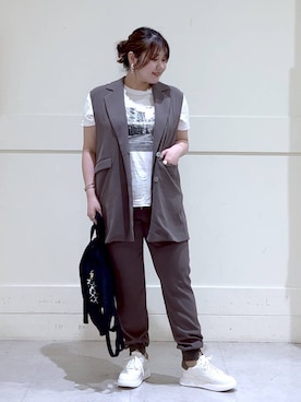 まつさん（レディース・162cm）の秋コーディネート